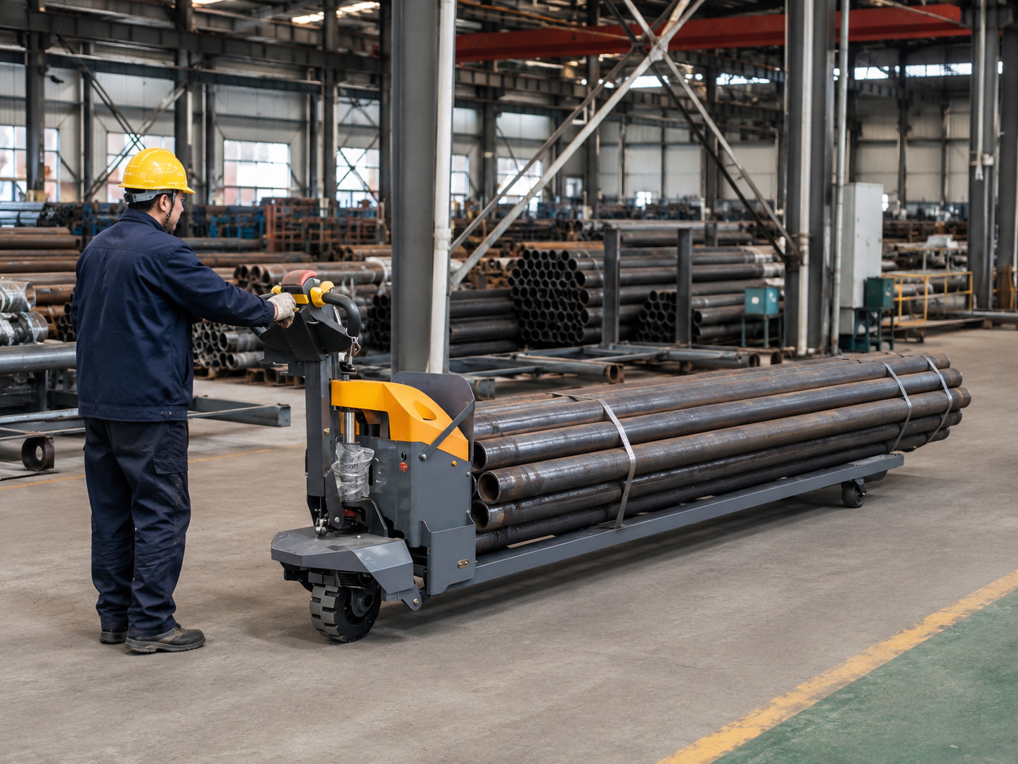 3.Steel Pipe Handling Truck