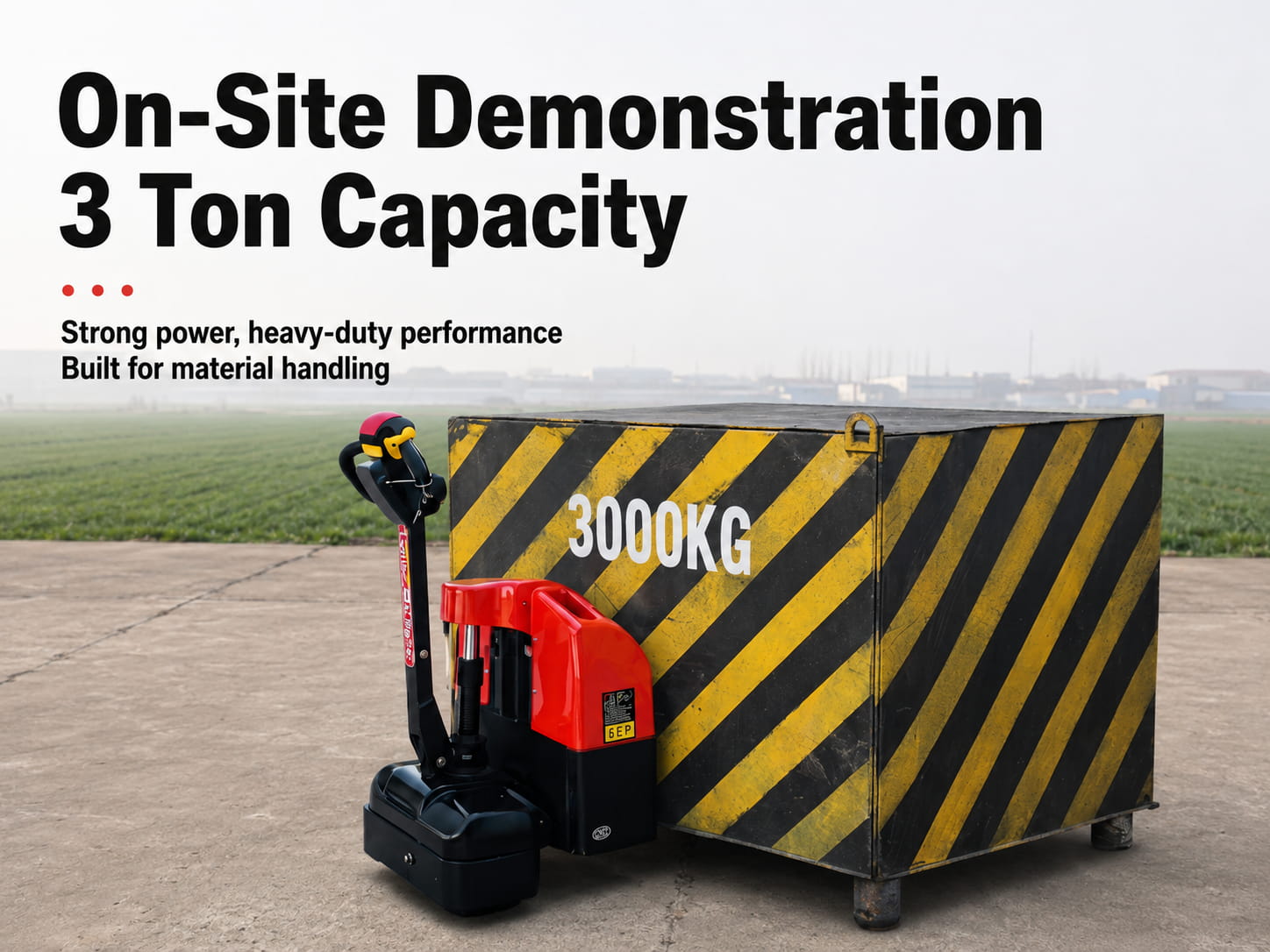 On-Site Demonstration 3 Ton Capacity
