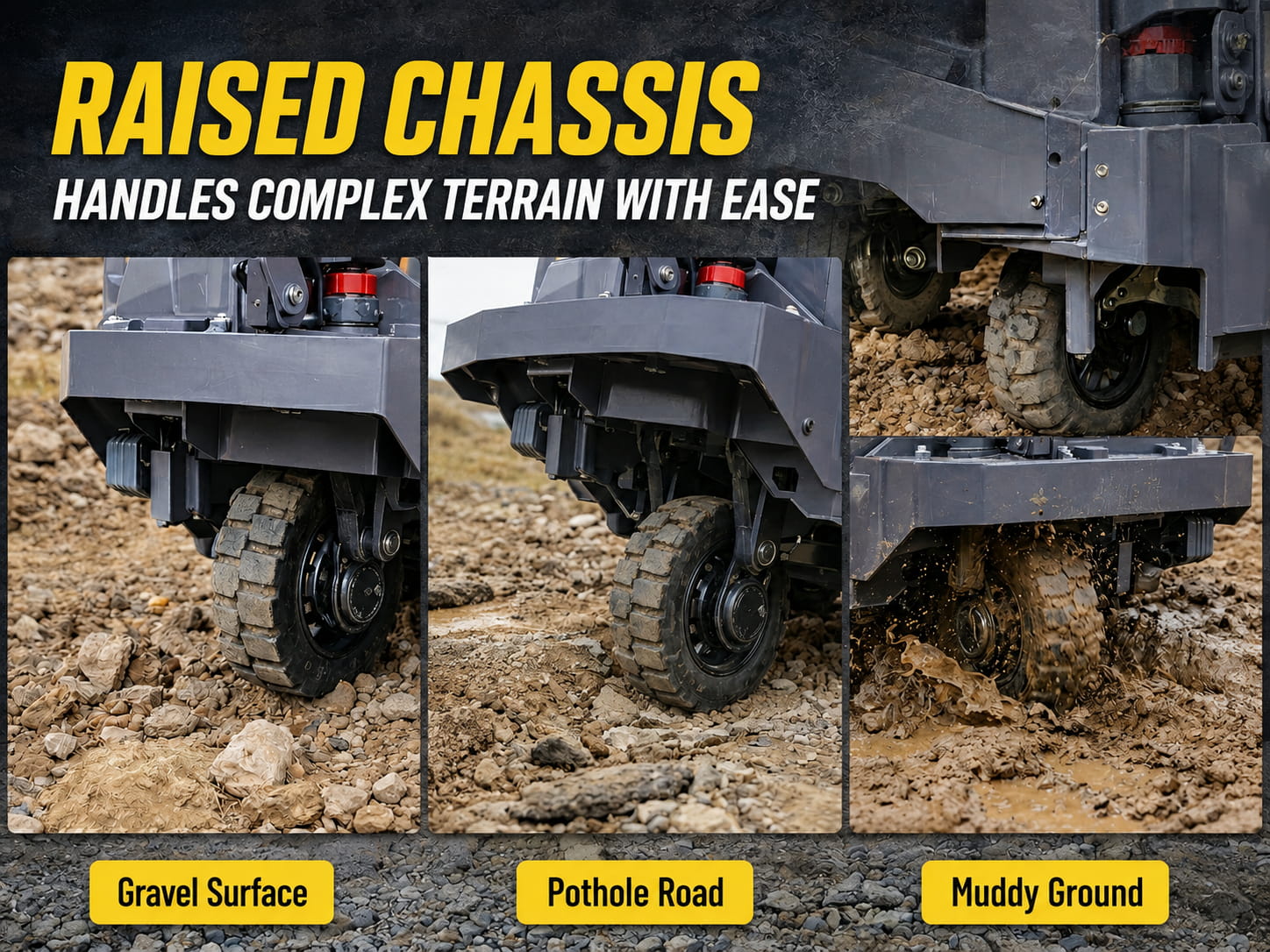 Raised Chassis Electric Pallet Jack