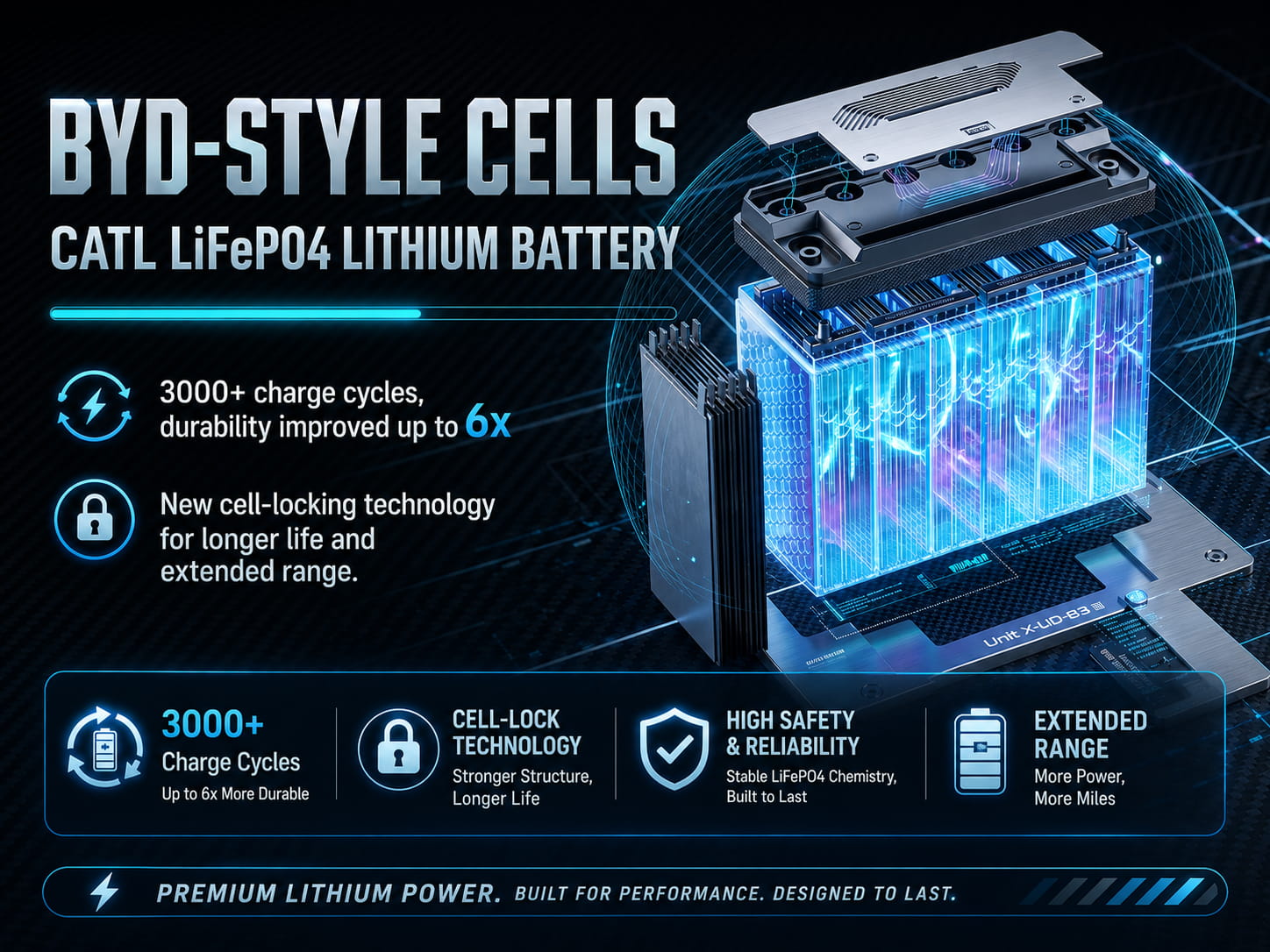 Palletslift LiFePO4 lithium battery system