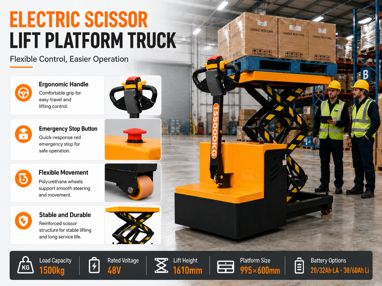 All Electric Lifting Platform Multiple Applications