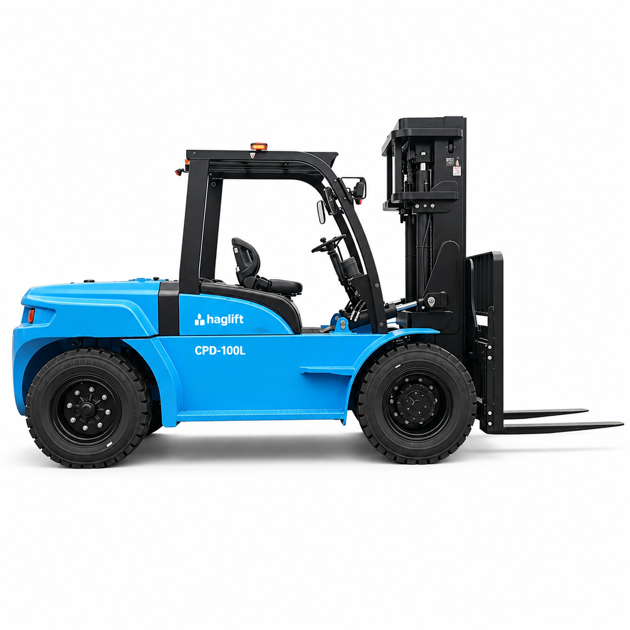 CPD-100L 10 Ton Electric Counterbalance Forklift white background