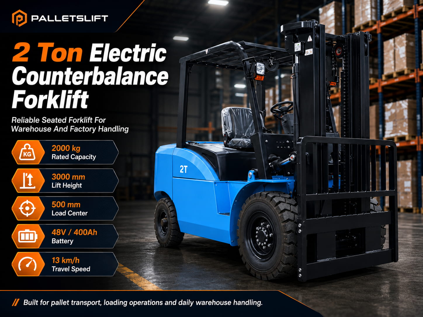 Daily Material Handling Counterbalance Forklift