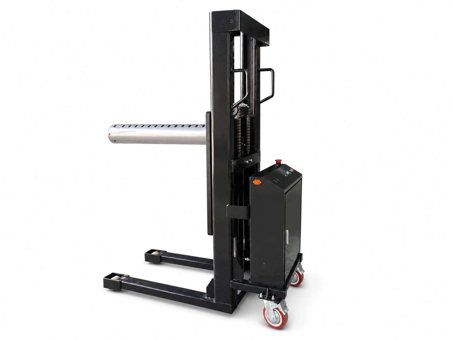 Custom Semi Electric Roll Stacker Product View
