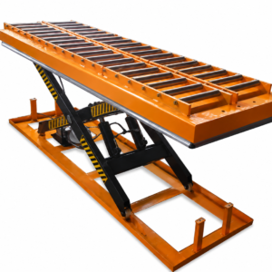 custom roller table electric lift platform