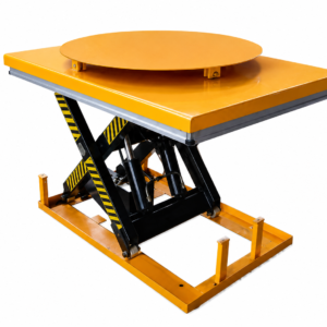 custom rotating table electric lift platform