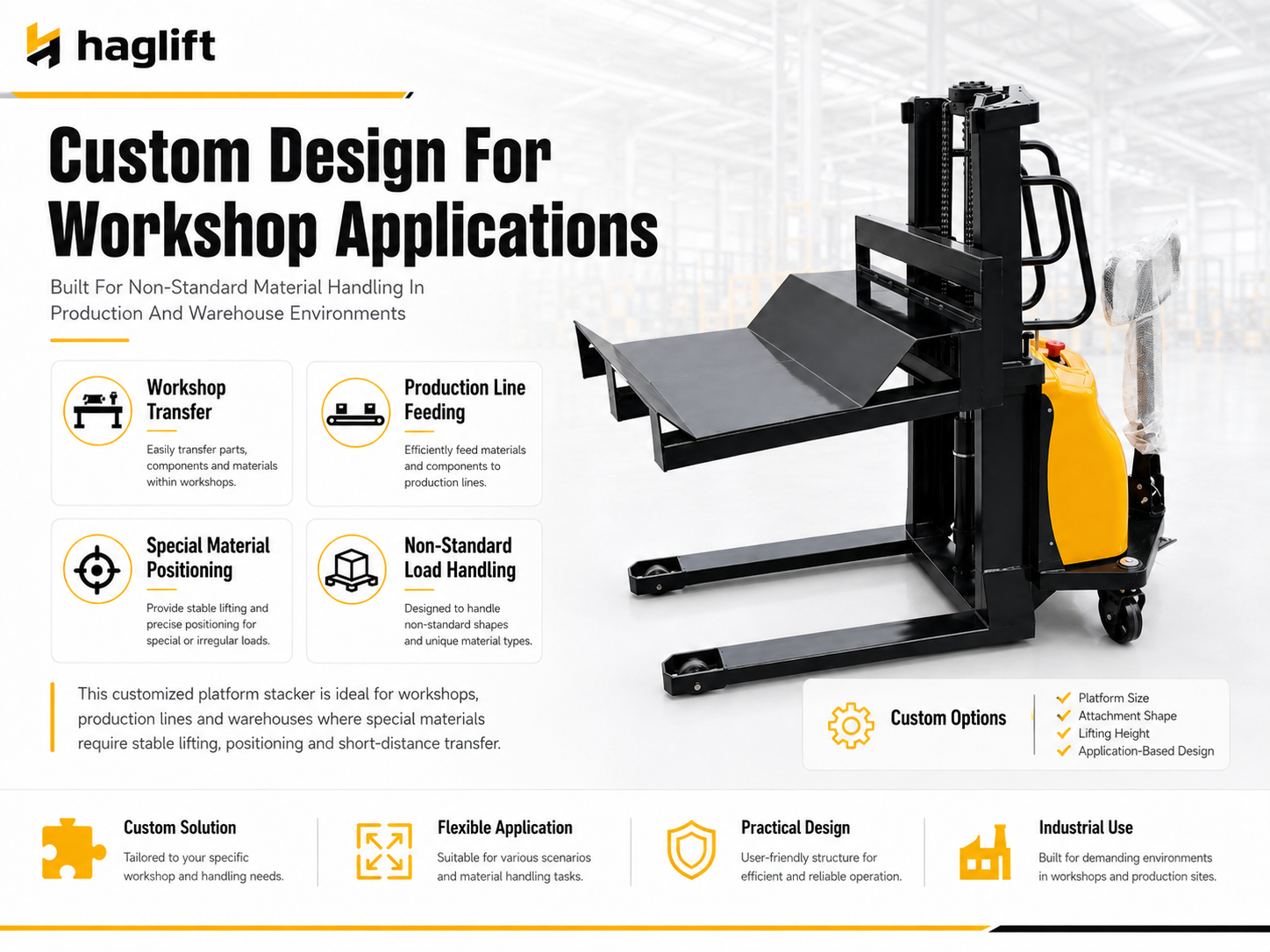 Custom Design For Workshop Applications