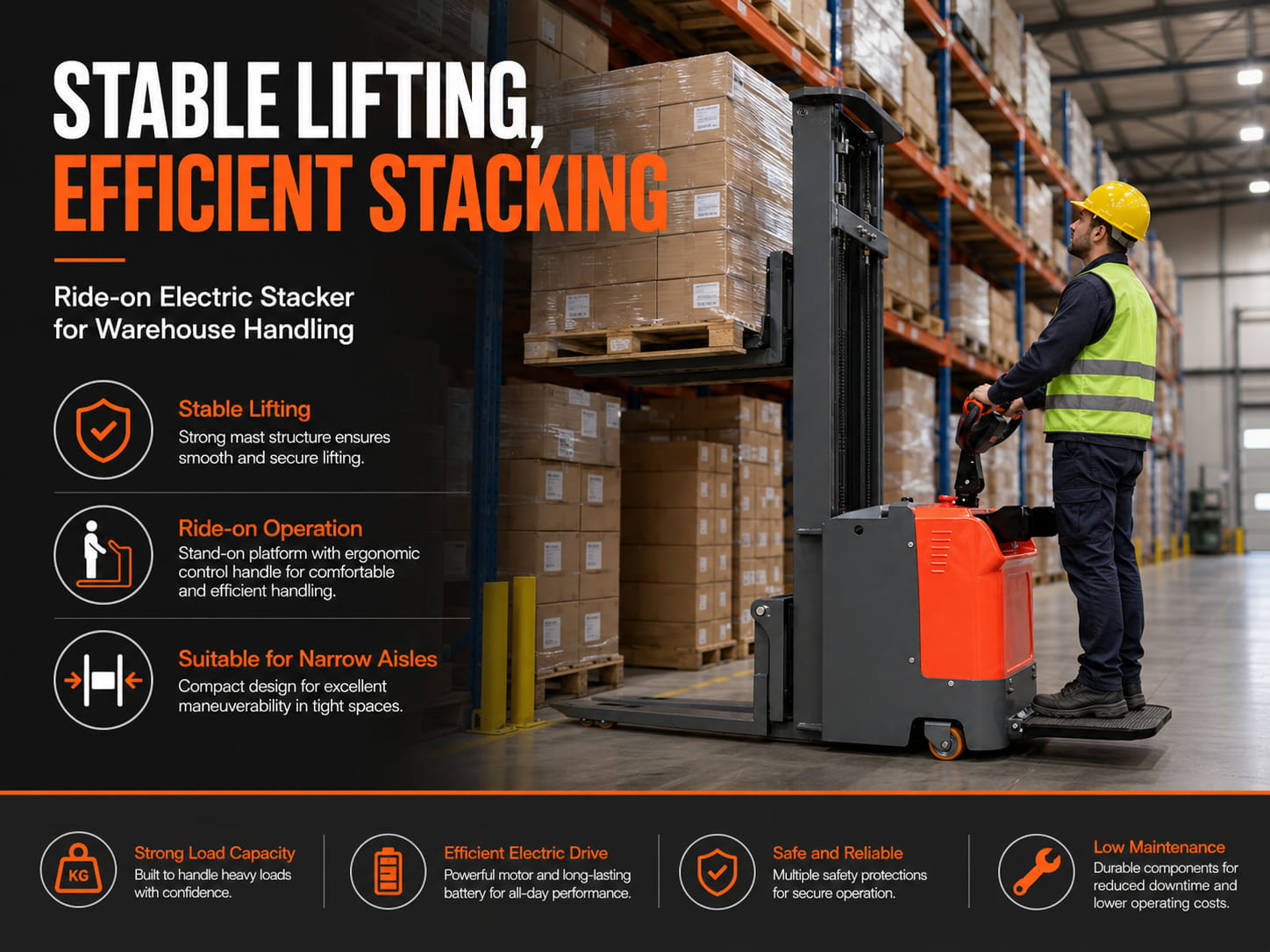 Stable Lifting Efficient Stacking