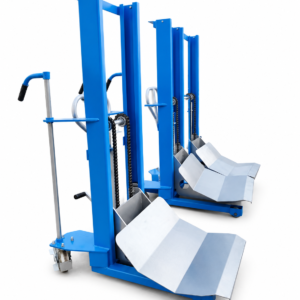 manual roll handling stacker