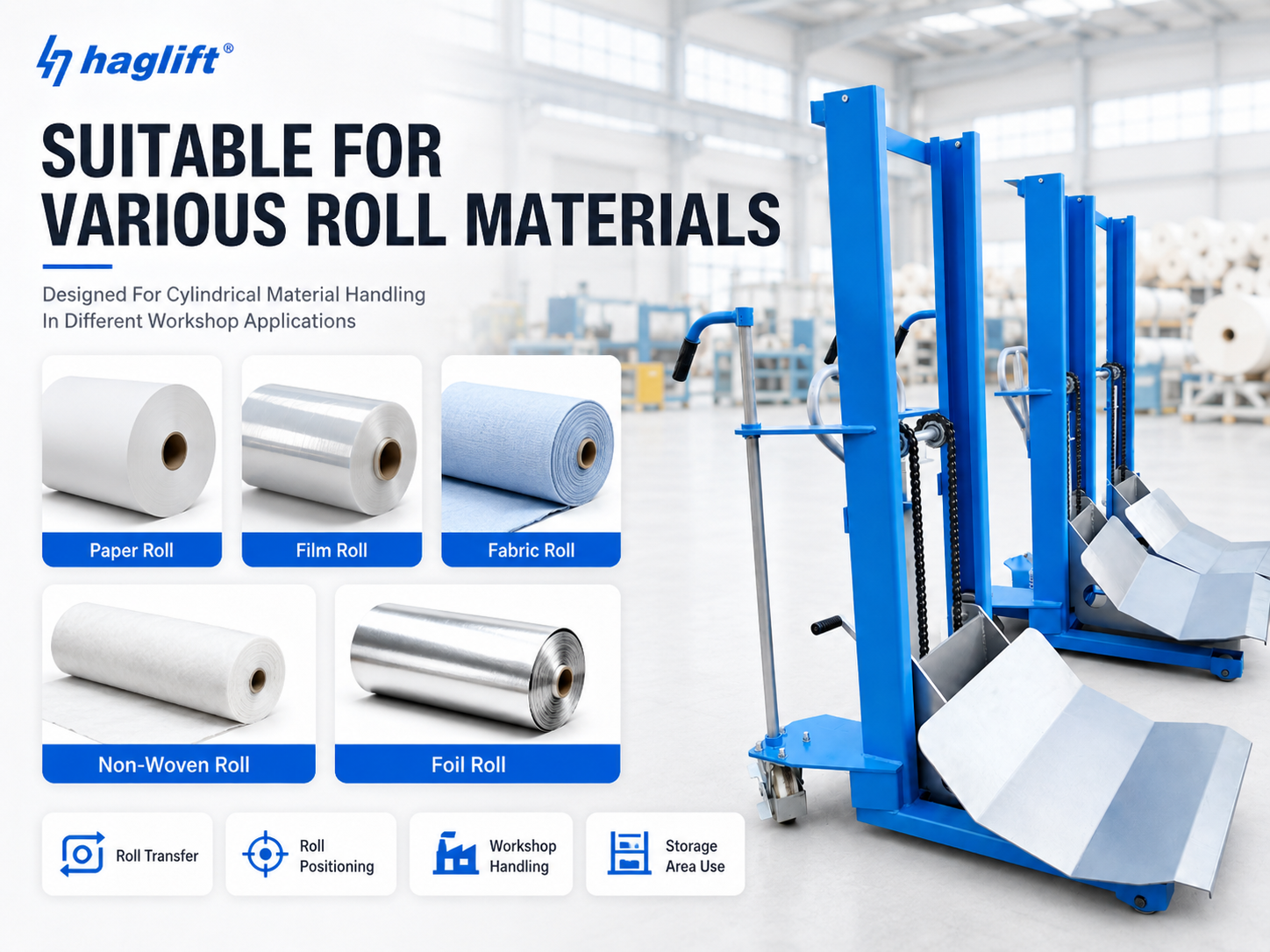Manual Roll Handling Stacker Overview