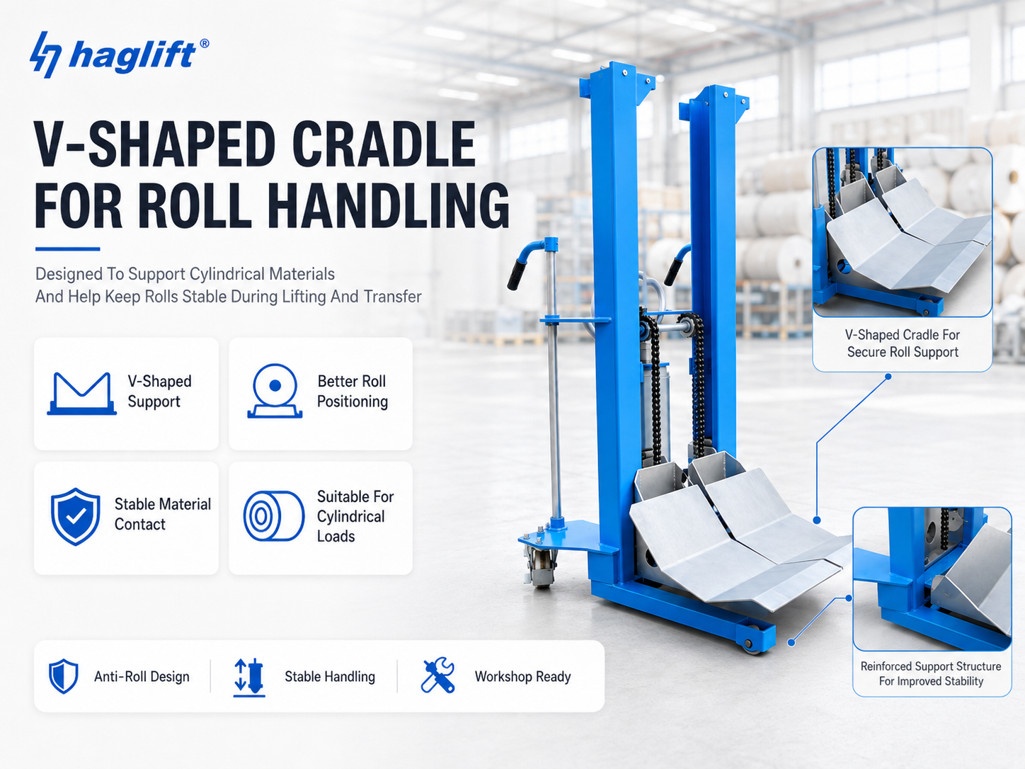 Suitable For Various Roll Materials